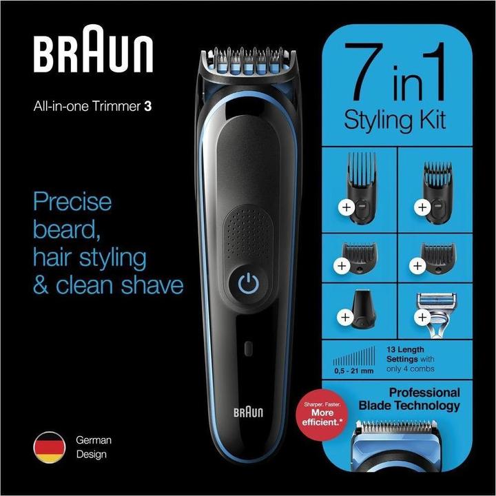 Actual product image Braun 81713348 Beard styling device