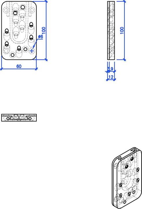 Actual product image Pitzl Wood connector HVP (Suspension connector, 1 pcs.)