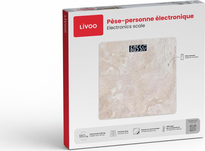 Produktbild Livoo Personenwaage (180 kg)