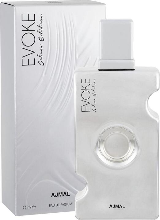 Actual product image Ajmal Evoke Silver Edition by Eau de Parfum Spray 75 ml (Eau de parfum, 75 ml)