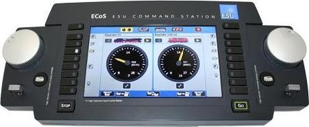 Produktbild ESU ECoS 2.5 Zentrale 6A 7 TFT Display Capacitive Touch MM/DCC/SX/M4 Netzteil 90-240V