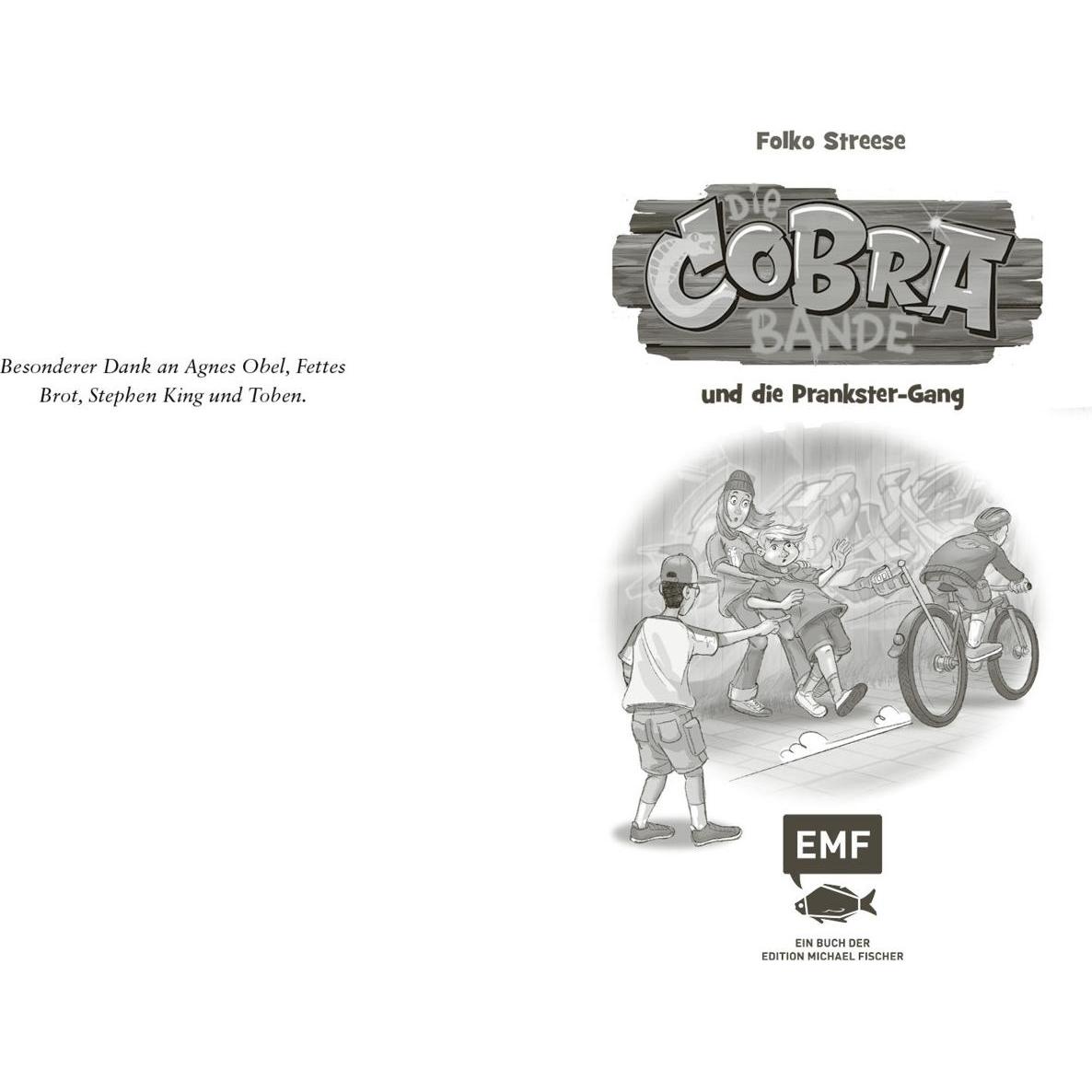 Die Cobra-Bande und die Prankster-Gang, Kinderbücher von Folko Streese