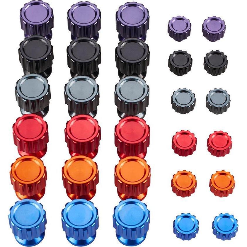 Asetek SimSports Aluminium Button Kit, Accessori per controller gaming, Multicolore