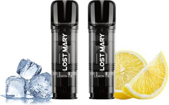 Lost Mary Pack 2 Vorgefüllte Einweg Patronen Tappo Lemon Ice - 600 Puffs