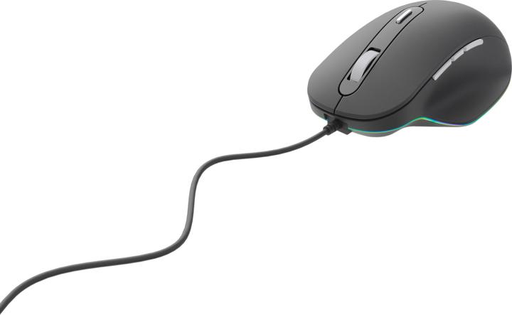 Actual product image Gembird MUS-6B-02 Optical LED mouse USB black (Cable)