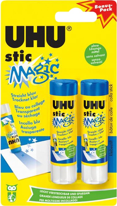 Actual product image UHU Stic Magic blue 2x 8.2g