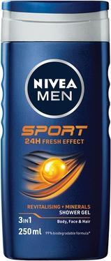 Produktbild NIVEA MEN Men Sport Duschgel 250ml Zitrone (250 ml)