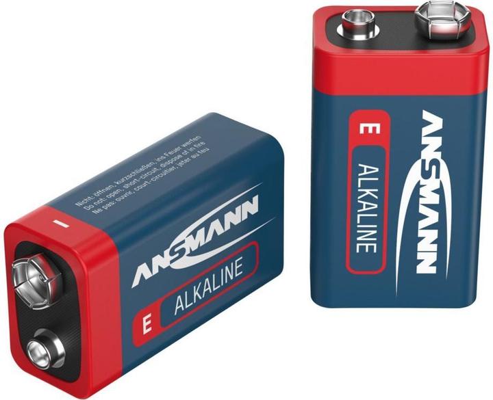 Produktbild Ansmann 9 V Block-Batterie Alkali-Mang (2 Stk., 9V Block, 550 mAh)