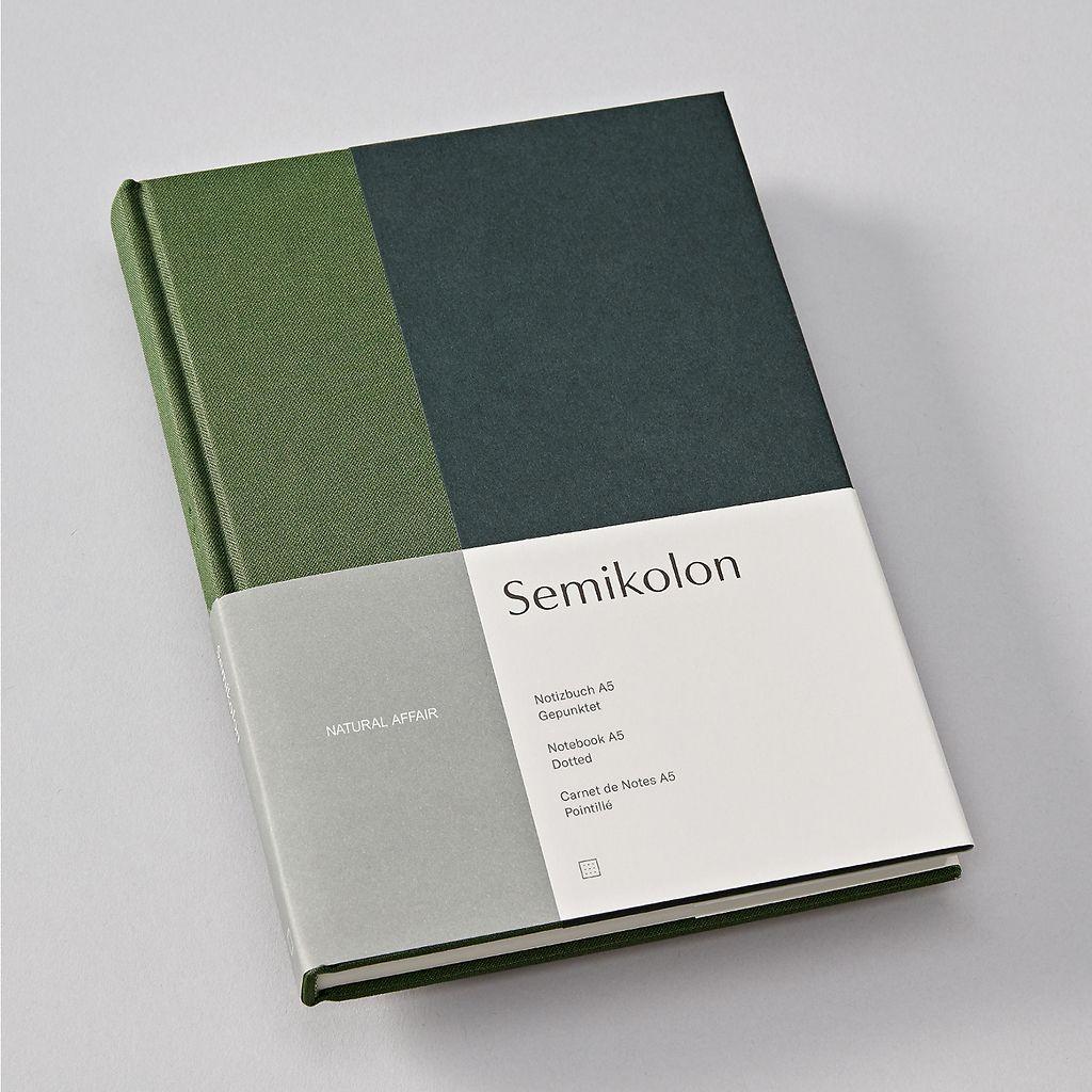 Semikolon, Heft + Block, Notizbuch (A5) NATURAL AFFAIR, Botanic, Dotted (A5)