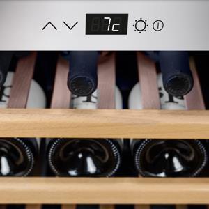 Thumbnail - Caso WineChef Pro 180, Weinkühlschrank Freistehend, Silber