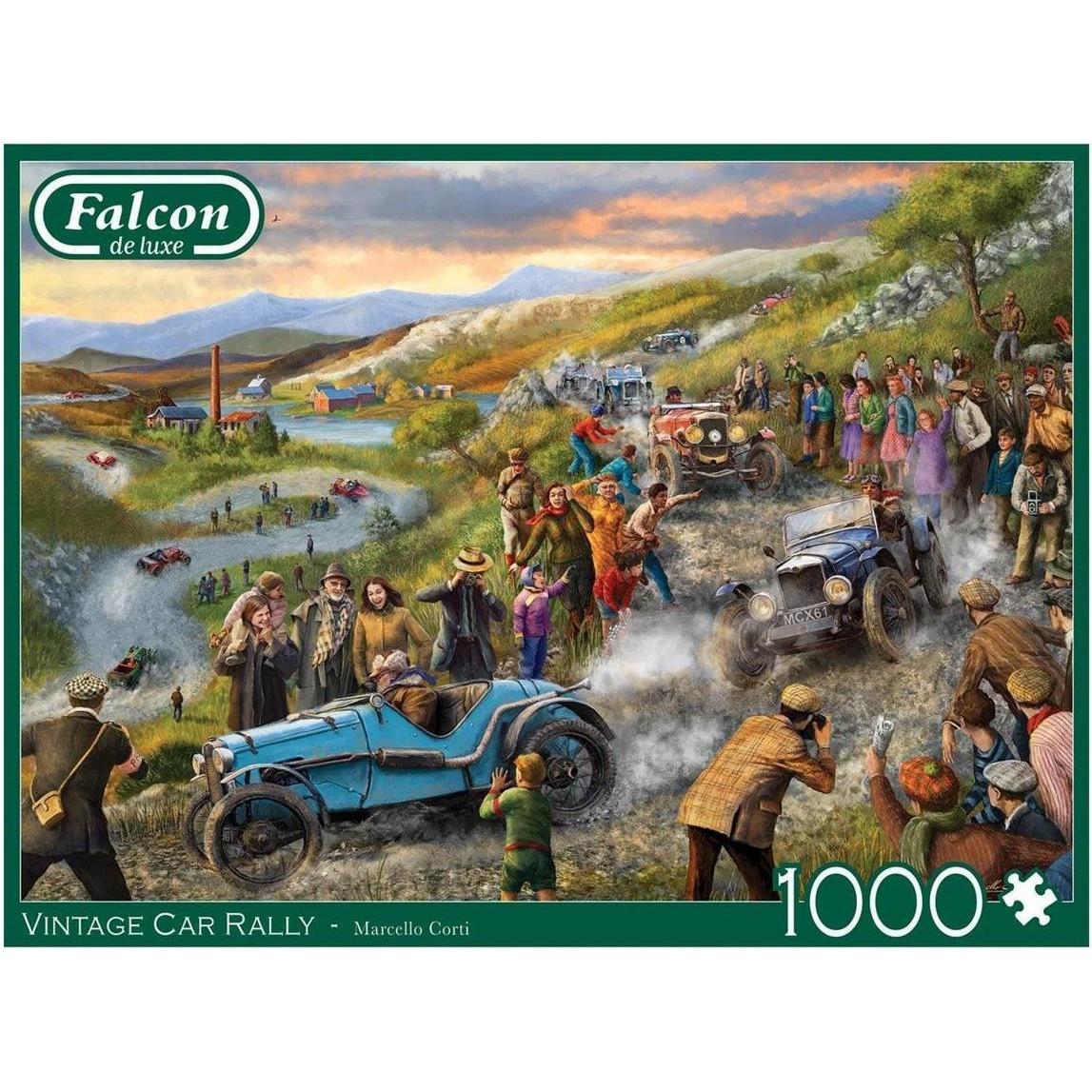 Thumbnail - Jumbo Falcon de luxe Vintage Car Rally 1000 pcs Puzzlespiel 1000 Stück(e) Fahrzeuge (1000 Teile)