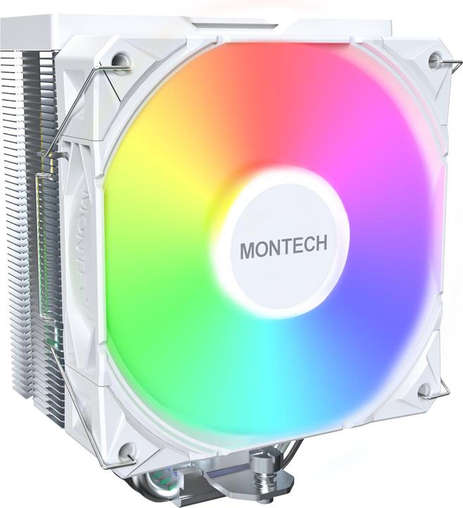 Produktbild Montech NX400 White CPU-Kühler, ARGB - 120mm, weiss (120 mm)