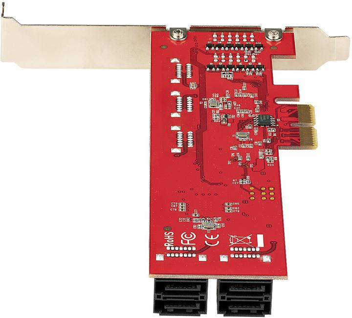 Image du produit StarTech com PCIe SATA Controller Karte - 10 Port SATA 3 Erweiterungskarte/Kontroller für PCIe x2 -