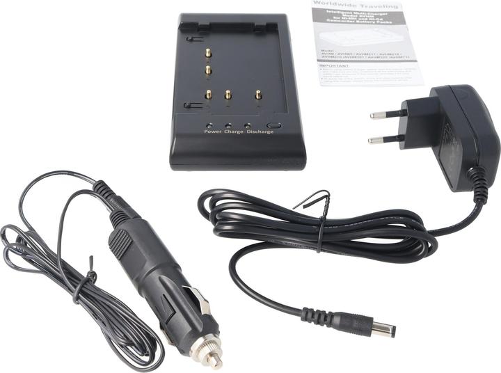 Actual product image AccuCell Schnell-Ladegerät Basiseinheit für NiMH Akku Sony, Sharp, Hitach (Camera battery charger)