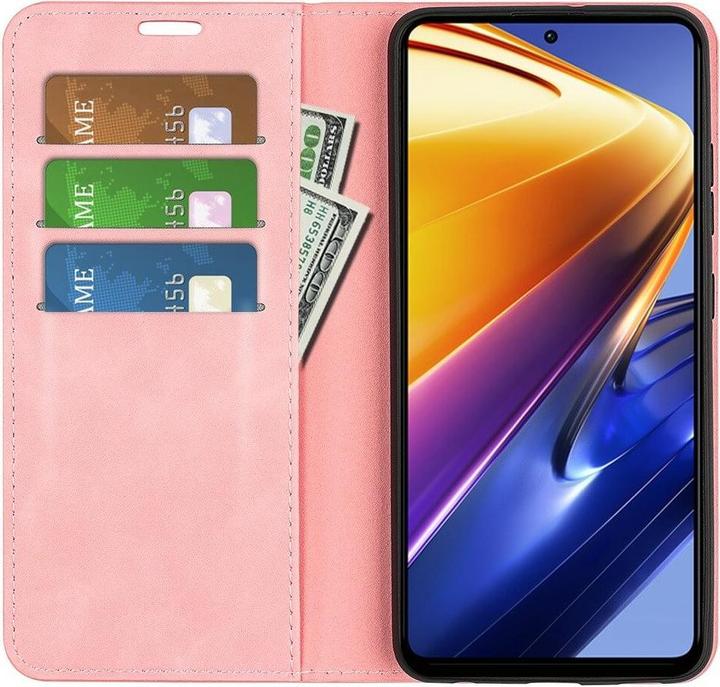 Actual product image Cover-Discount Xiaomi Poco F4 GT - Stand Flip Case Cover pink (Xiaomi Poco F4 GT)
