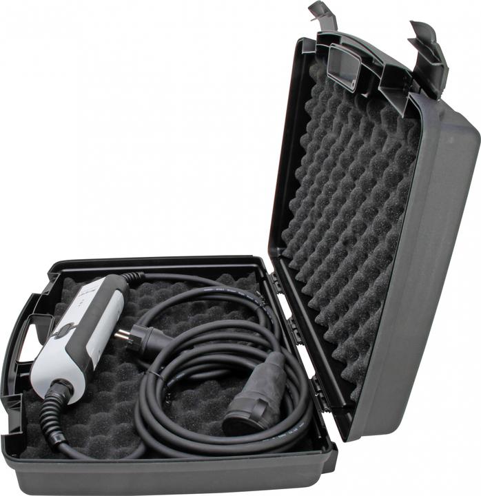 Actual product image Kopp 148603017 Intermediate switch with PRCD 230V Black IP55 (4.50 m, 1.50 mm²)