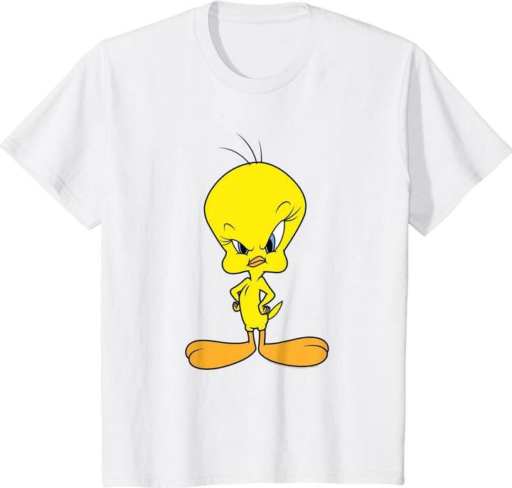 Immagine prodotto Looney Tunes Maglietta in cotone da ragazzo Angry Tweety (128)