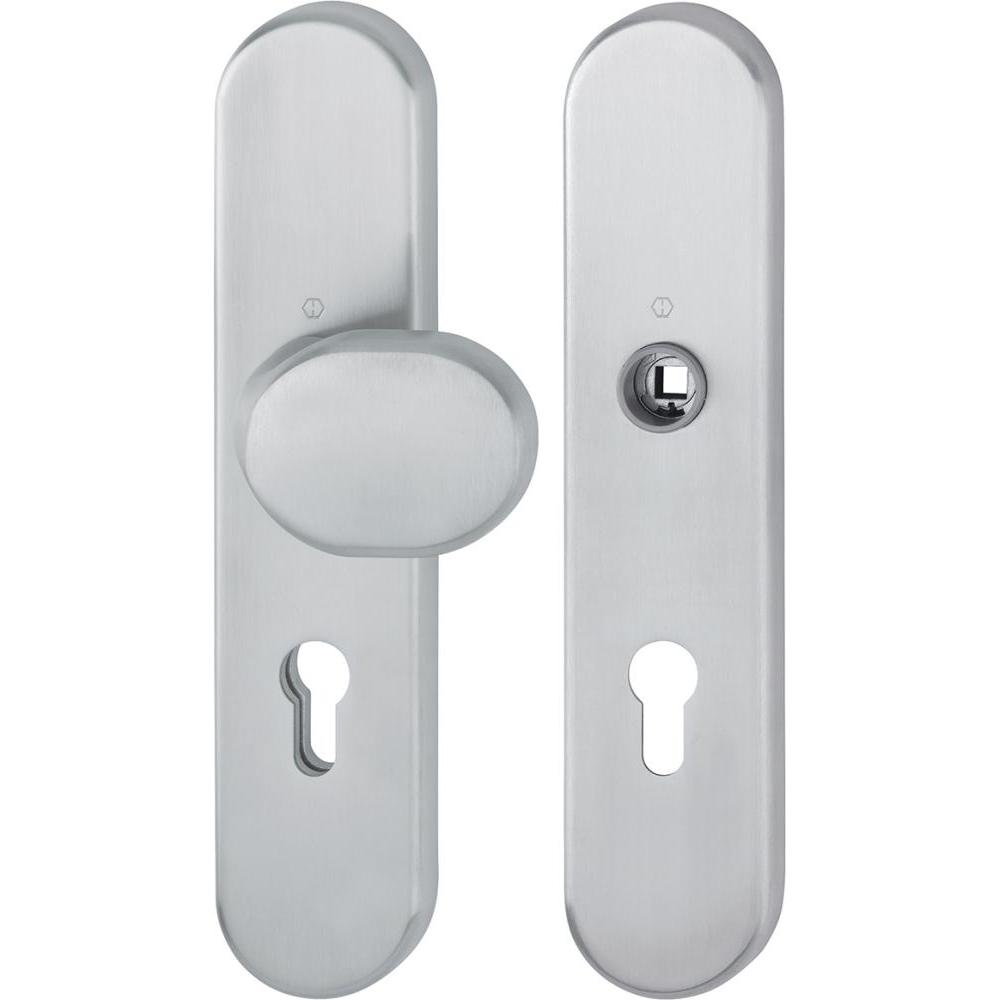 Hoppe, Türgriff + Fenstergriff, Schutzgarnitur E86G/3331/3310 VA F69 72mm 37-47mm (Türgarnitur)