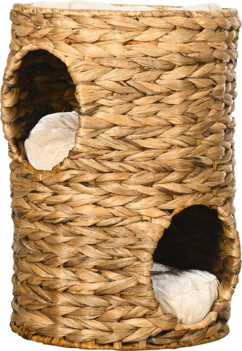 Actual product image Outsunny Scratching bin (47 cm, Light brown)