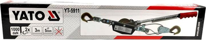 Actual product image Yato HAND PULLER 1000 daN ROPE 3M