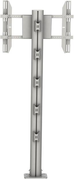 Produktbild Multibrackets M Display Stand 180 Single Silver w. Floormount (60 kg, 23" - 63")
