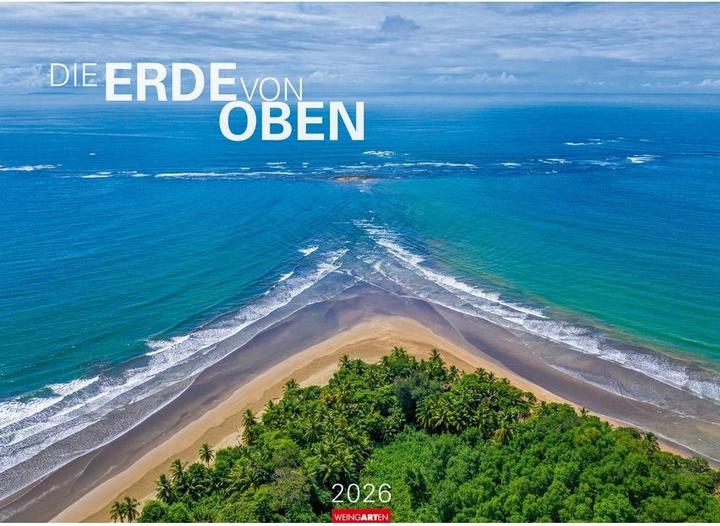 Die Erde von oben Kalender 2026 (68 x 49 cm, Couverture rigide, Allemand, Anglais)