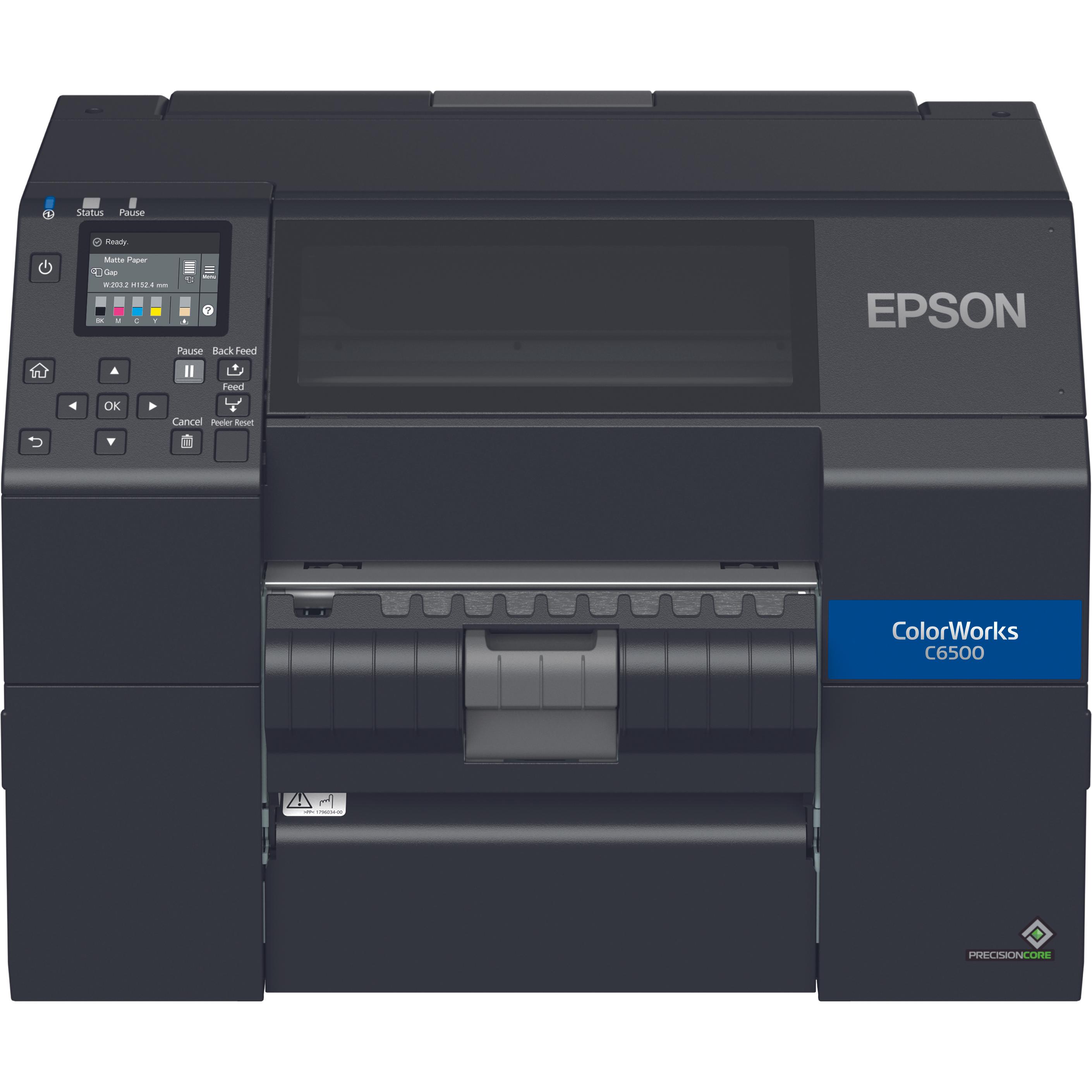 Epson ColorWorks CW-C6500Pe - Etikettendrucker - Farbe - Tintenstrahl - Rolle (21,59 c (1440000 dpi), Etikettendrucker, ...