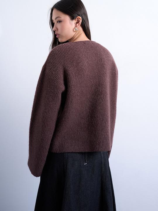 Actual product image Spokey Normal geschnitten Rundhalsausschnitt Strickjacke Strickjacke (M)