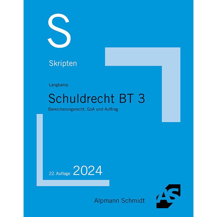 Thumbnail - Skript Schuldrecht BT 3, Fachbücher von Tobias Langkamp