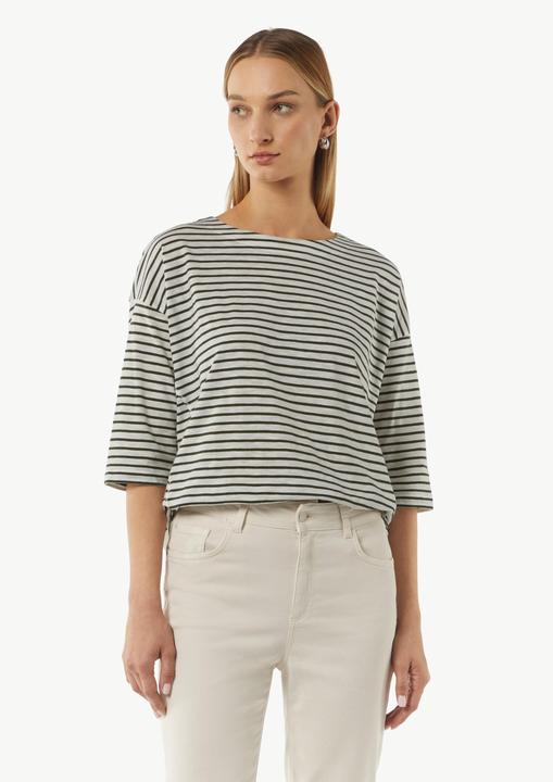 Actual product image Comma T-Shirt Ringel-Shirt mit 3/4-Arm (34)