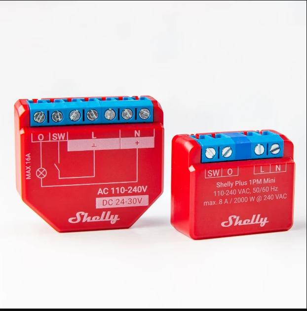 Productafbeelding Shelly 1PM Mini Gen3 (Schakelaandrijving)