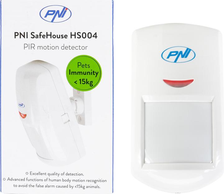 Actual product image PNI SafeHouse HS004 PIR PIR motion sensor for wireless alarm systems with animal immunity, adjustable (12 m)
