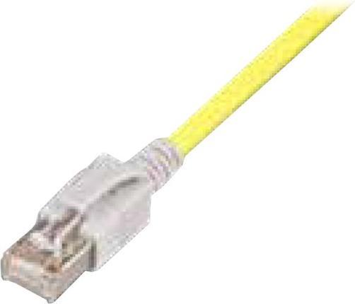 Actual product image Wirewin Cat.6A LED patch cable 5m yellow (S/FTP, CAT6a, 5 m)