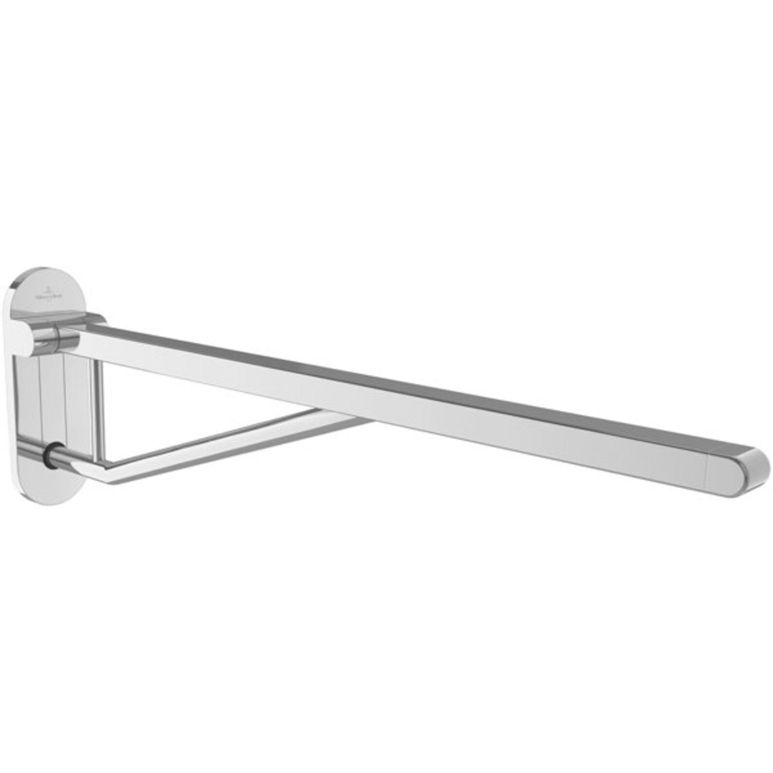 Villeroy & Boch, Handtuchhalter + Handtuchhaken, V&B Klappgriff ViCare Design verchromt 750mm