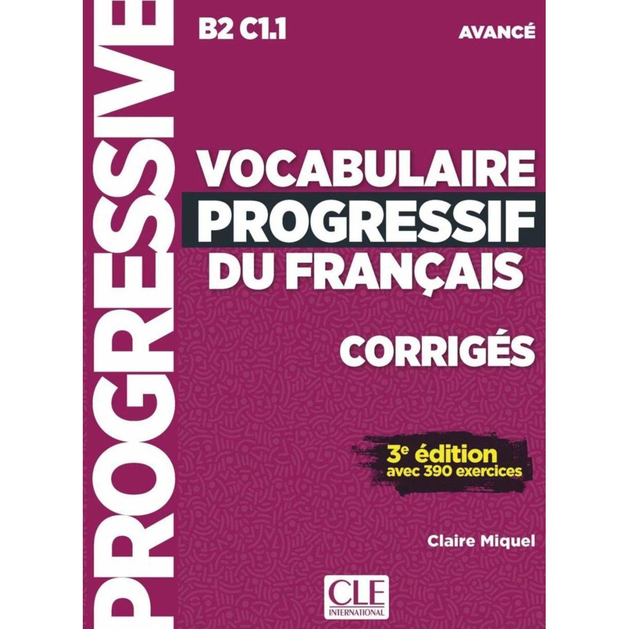 Thumbnail - Vocabulaire progressif du français. Niveau avancé - 3ème édition. Corrigés, Schulbücher