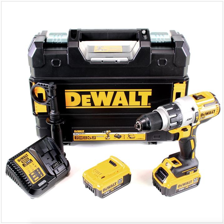 Immagine prodotto DeWalt DCD 996 M2 18 V Trapano avvitatore a percussione a batteria in valigetta TSTAK + 2x Batterie (Batteria ricaricabile)