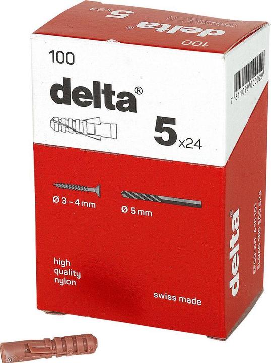 Actual product image Delta nylon dowels