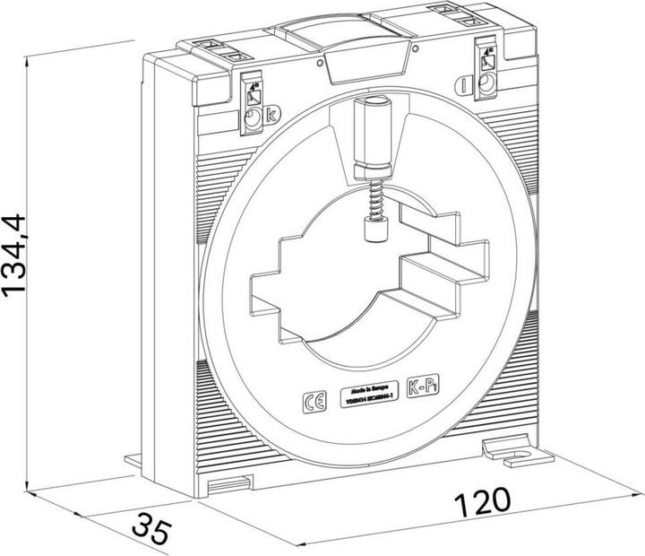 Actual product image Wago Plug-on current transformer