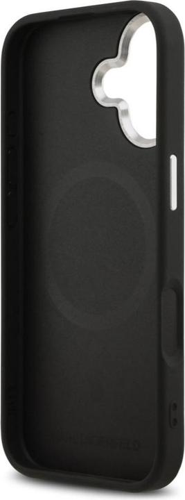 Actual product image Karl Lagerfeld - Leather MagSafe - iPhone 17 - Black (Apple iPhone 17)