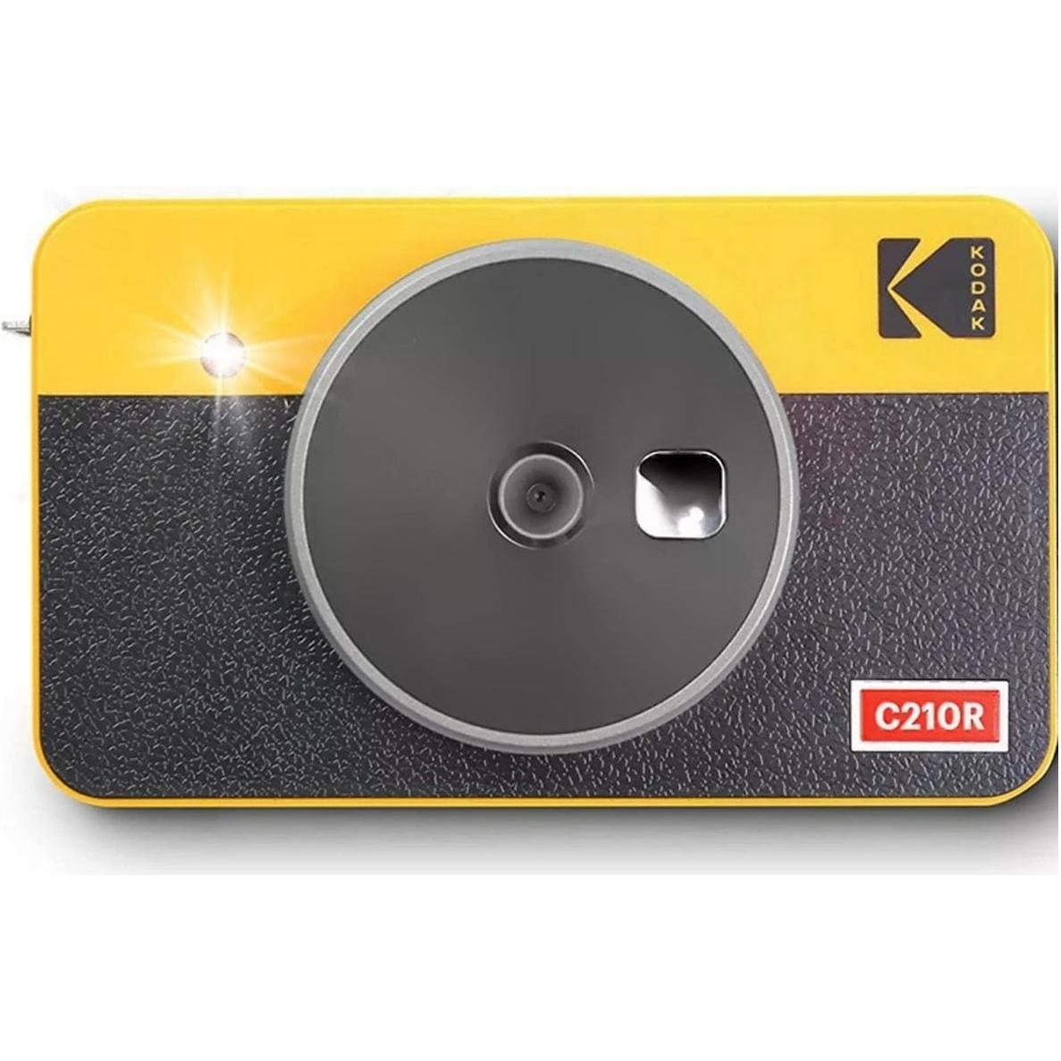 Kodak Mini Shot Combo 2 Retro, Sofortbildkamera, Schwarz, Gelb