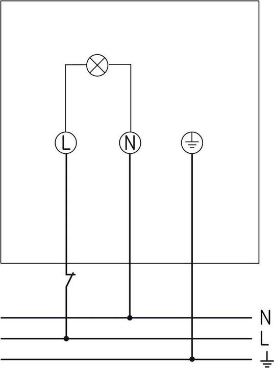 Actual product image Theben theLeda D U AL (IP55)