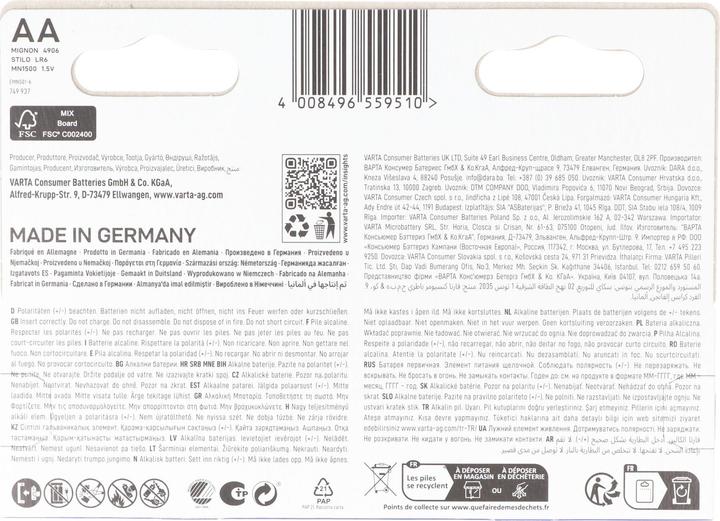 Produktbild Varta Longlife Power (8 Stk., AA, 2960 mAh)