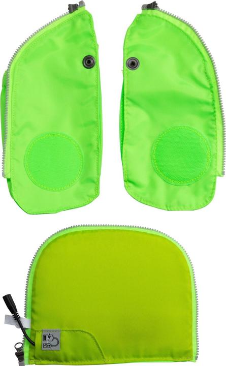 Image du produit Ergobag Fluo LED-Zip Set avec poches latérales Vert (1 l)