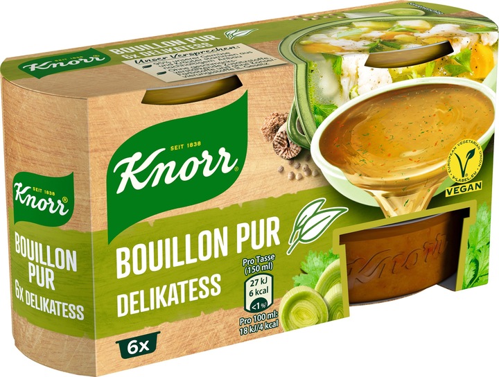 Immagine prodotto Knorr Il brodo Pur Delikatess fa 6 x 500 ml (3000 ml)
