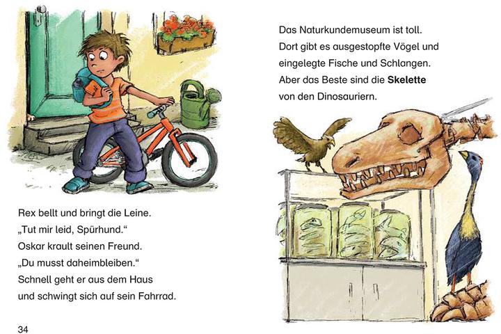 Produktbild Leselöwen 2. Klasse - Dinosauriergeschichten (Deutsch, Alexander Bux, Henriette Wich, Loewe Erstlesebücher, 2018)