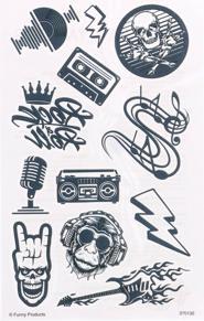 Image du produit Konjac Sponge tatouages musique rock