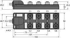 Produktbild Turck Aktuator-/Sensor-Verteiler (5 m)