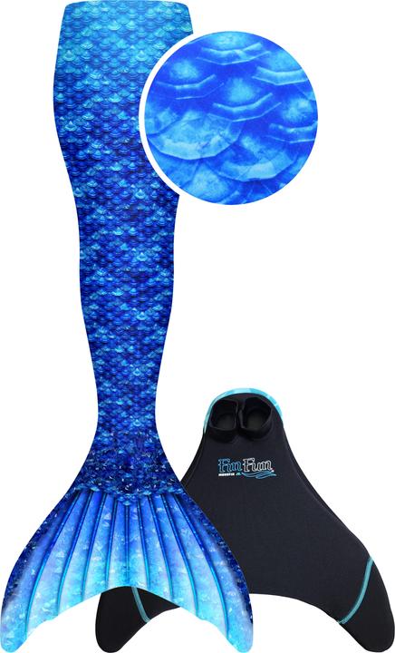 Actual product image Fin Fun Arctic Blue, Youth M (122-134)