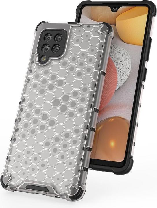 Actual product image Hurtel Honeycomb Case armour cover with TPU Bumper for Samsung Galaxy A42 5G transparent (Samsung Galaxy A42 5G)