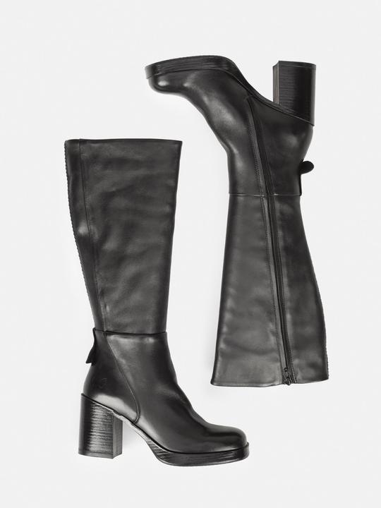 Produktbild Felmini VALERIA D577, der Stiefel mit Absatz von, ist aus reichem cognacfarbenem Leder gefertigt und (42)